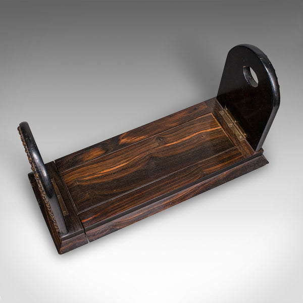Antique Extending Book Slide, English, Coromandel, Novel Rest, Regency, C.1830