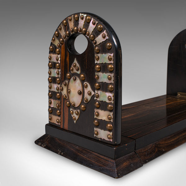 Antique Extending Book Slide, English, Coromandel, Novel Rest, Regency, C.1830