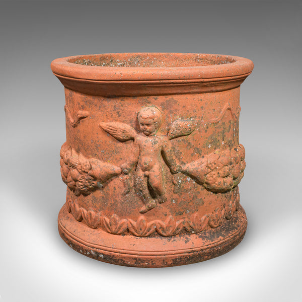 Antique Patio Jardinière, English, Terracotta, Veranda Planter Pot, Edwardian