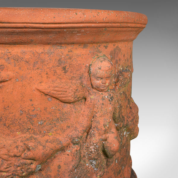 Antique Patio Jardinière, English, Terracotta, Veranda Planter Pot, Edwardian