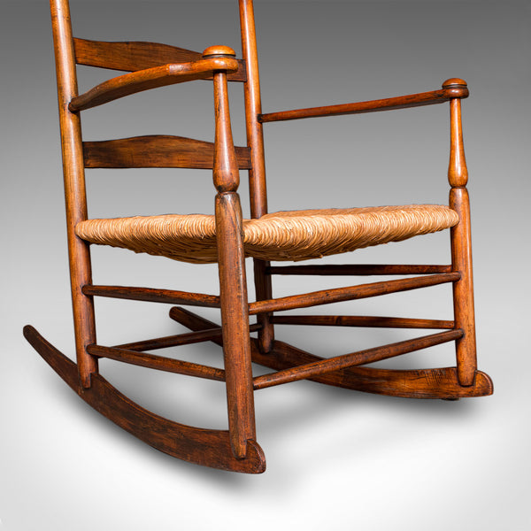 Antique Rocking Chair, American, Shaker Number 7 Rocker, Edwardian, Circa 1910