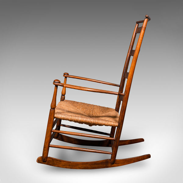 Antique Rocking Chair, American, Shaker Number 7 Rocker, Edwardian, Circa 1910