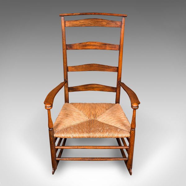Antique Rocking Chair, American, Shaker Number 7 Rocker, Edwardian, Circa 1910