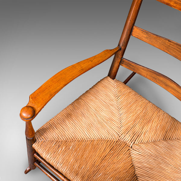Antique Rocking Chair, American, Shaker Number 7 Rocker, Edwardian, Circa 1910