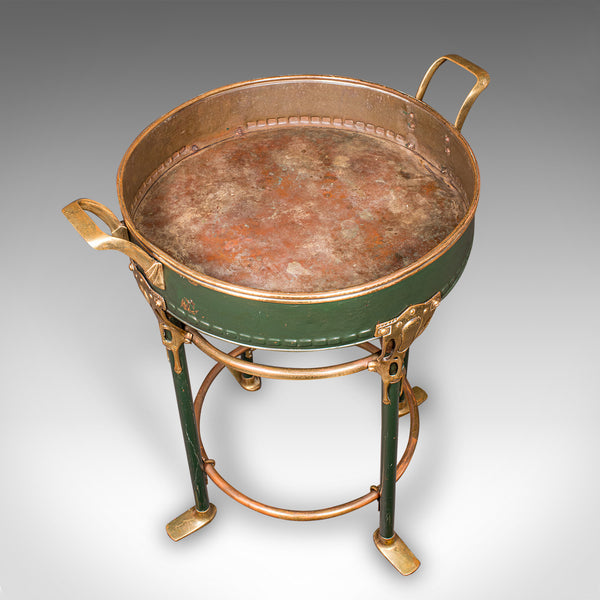 Antique Bottle Cooler, French Brass, Cocktail Party, Jardiniere Stand, Victorian