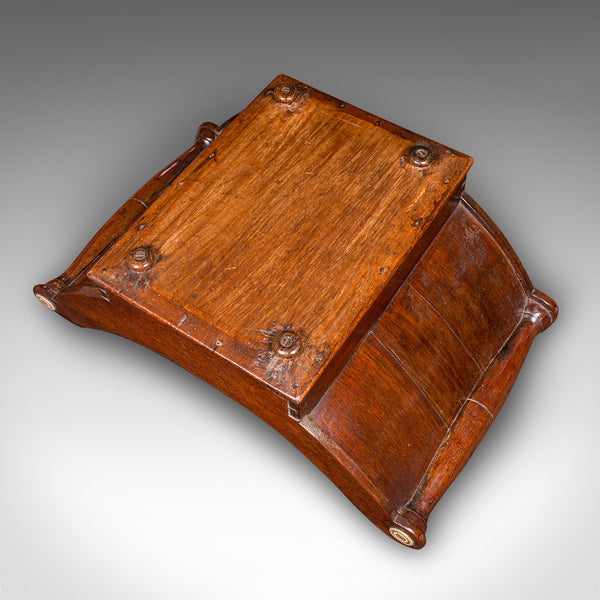 Antique Butler's Stilton Stand, English, Cheese Truckle Crescent, Georgian, 1780