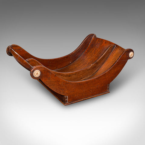 Antique Butler's Stilton Stand, English, Cheese Truckle Crescent, Georgian, 1780