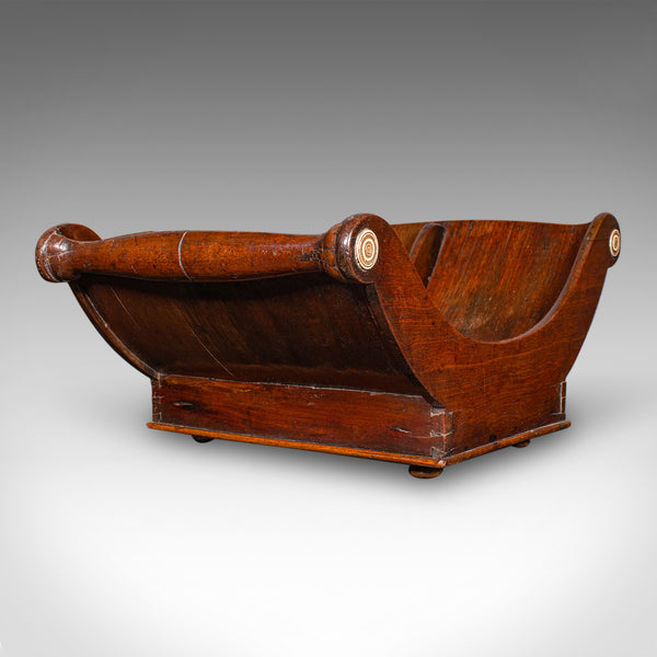 Antique Butler's Stilton Stand, English, Cheese Truckle Crescent, Georgian, 1780