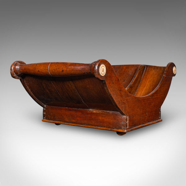 Antique Butler's Stilton Stand, English, Cheese Truckle Crescent, Georgian, 1780