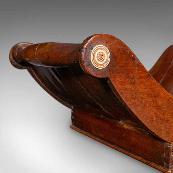 Antique Butler's Stilton Stand, English, Cheese Truckle Crescent, Georgian, 1780