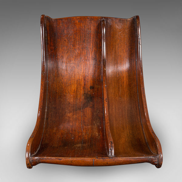 Antique Butler's Stilton Stand, English, Cheese Truckle Crescent, Georgian, 1780