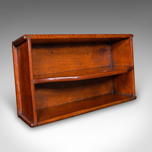Antique Footman's Carry Tray, English, Fruitwood, Butler's Work Box, Victorian
