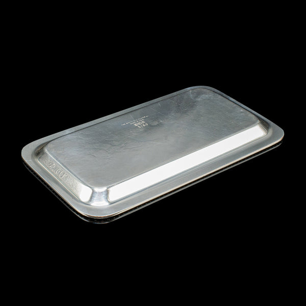Small Vintage Bonbon Tray, American, Silver Plate, Key Dish, Reception, Serving