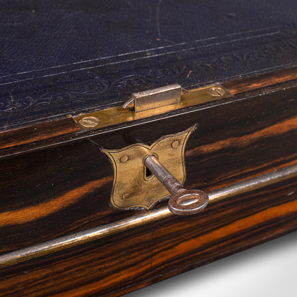 Antique Bachelor's Writing Slope, English, Correspondence Box, Regency, C.1830