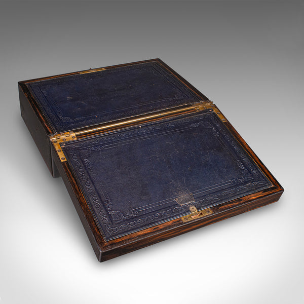 Antique Bachelor's Writing Slope, English, Correspondence Box, Regency, C.1830