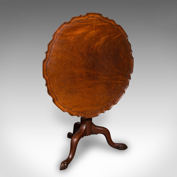 Antique Silver Display Table, English, Tilt-Top, Occasional, Reception, Georgian