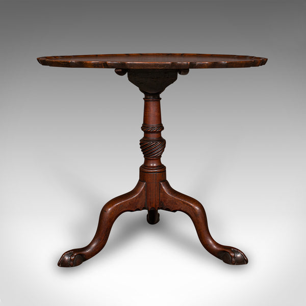 Antique Silver Display Table, English, Tilt-Top, Occasional, Reception, Georgian