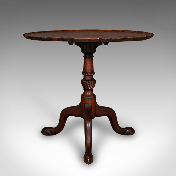 Antique Silver Display Table, English, Tilt-Top, Occasional, Reception, Georgian