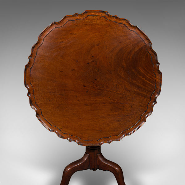 Antique Silver Display Table, English, Tilt-Top, Occasional, Reception, Georgian