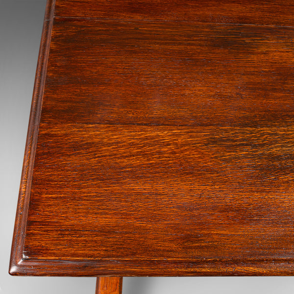 Antique Six Seat Country Kitchen Dining Table, English Oak, Refectory, Victorian