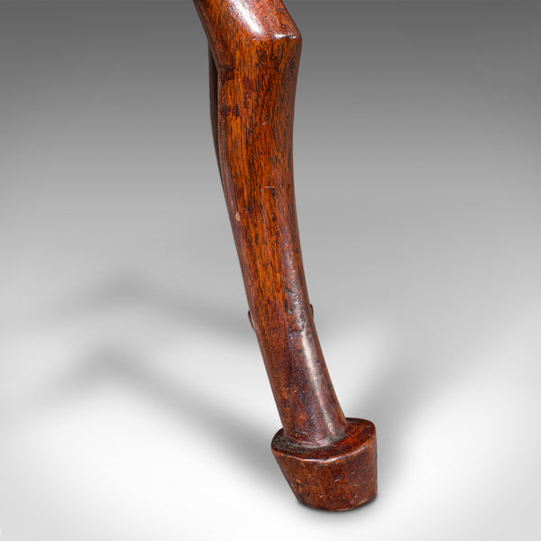 Antique Tribal Side Table, African, Fruitwood, Stool, Lamp Stand, Victorian, Luo