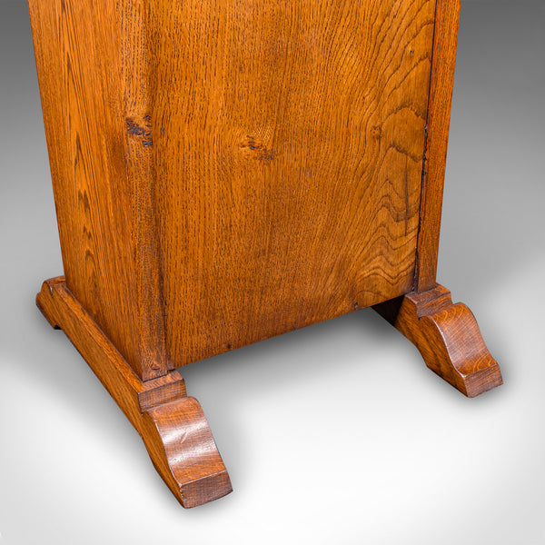 Antique Stick Stand, English Oak, Reception Hall, Arts & Crafts, Victorian, 1900