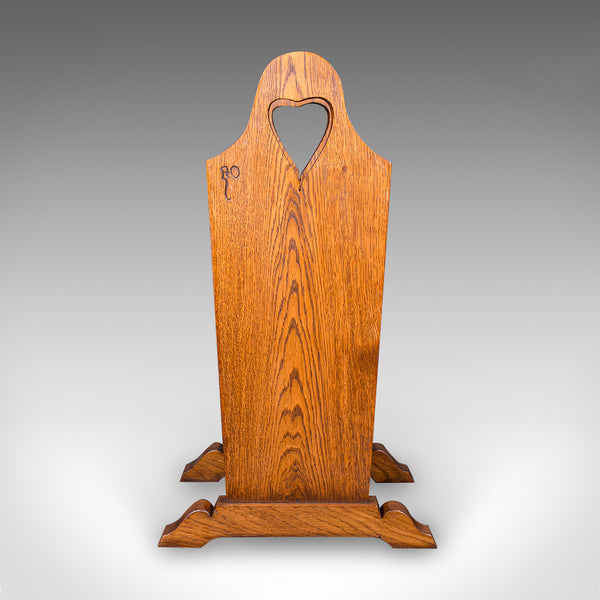 Antique Stick Stand, English Oak, Reception Hall, Arts & Crafts, Victorian, 1900