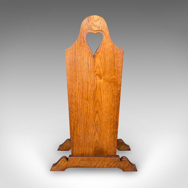Antique Stick Stand, English Oak, Reception Hall, Arts & Crafts, Victorian, 1900