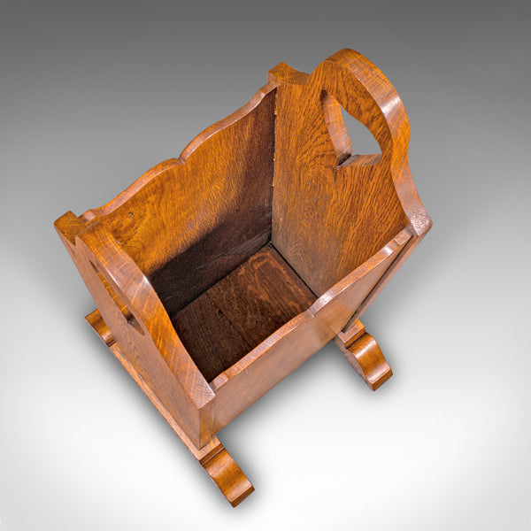 Antique Stick Stand, English Oak, Reception Hall, Arts & Crafts, Victorian, 1900