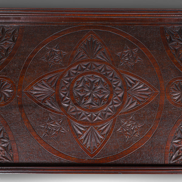 Large Antique Presentation Tray, English, Afternoon Tea, Server, Edwardian, 1910