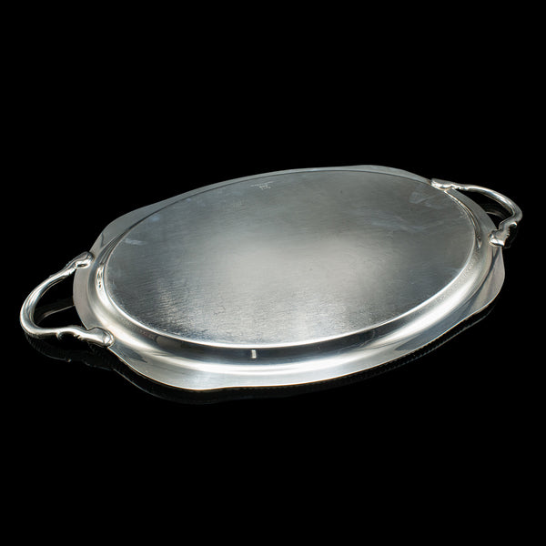 Vintage Serving Tray, American, Silver Plate, Afternoon Tea, Cocktail Platter