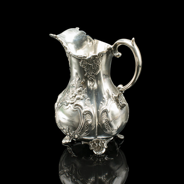 Antique 4 Piece Tea Service, English, Silver Plate, Coffee Pot, Edwardian, 1910