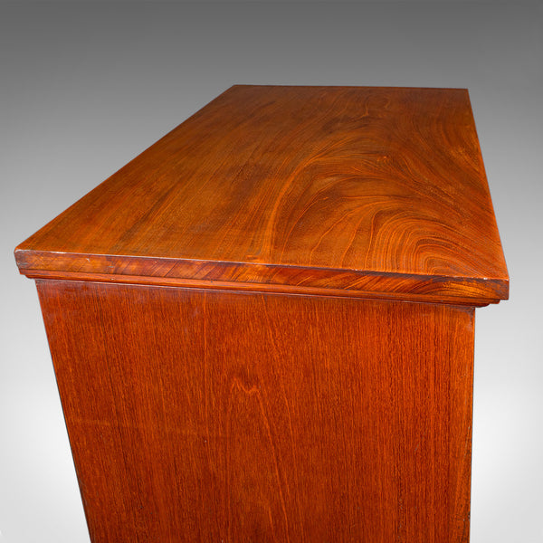 Antique Wellington Chest, English Walnut Specimen Collector's Drawers, Victorian
