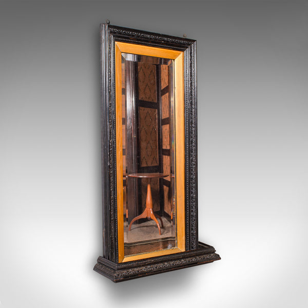 Tall Antique Hall Mirror, English, Reception, Valet, Aesthetic Period, Victorian