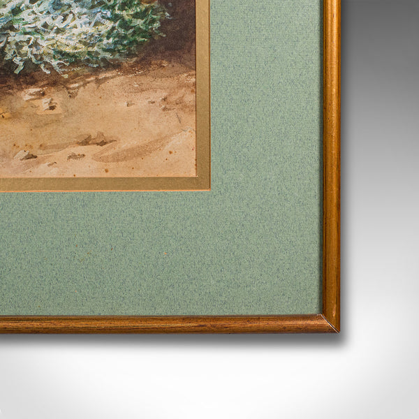 Vintage Still Life, English School, Watercolour, Flower Picture, Painting, Art