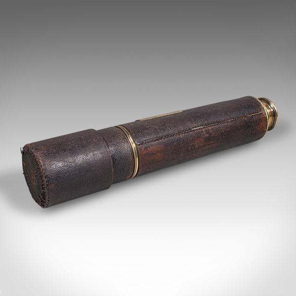 Antique Lord Bury 4 Draw Telescope, English, Terrestrial, JH Steward, Victorian