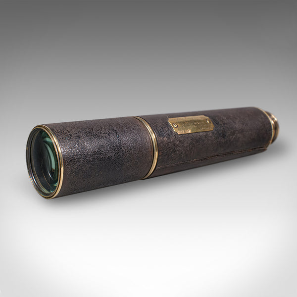 Antique Lord Bury 4 Draw Telescope, English, Terrestrial, JH Steward, Victorian