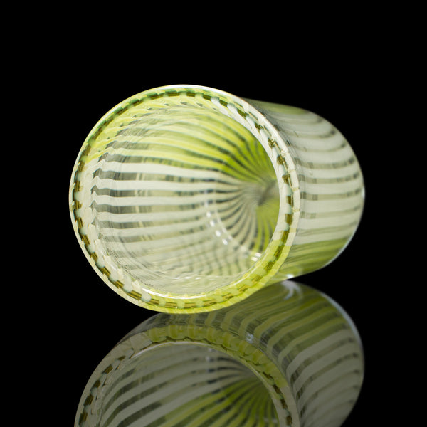 Vintage Filigrana Vase, Italian Art Glass, Murano Posy Sleeve, Mid Century, 1950