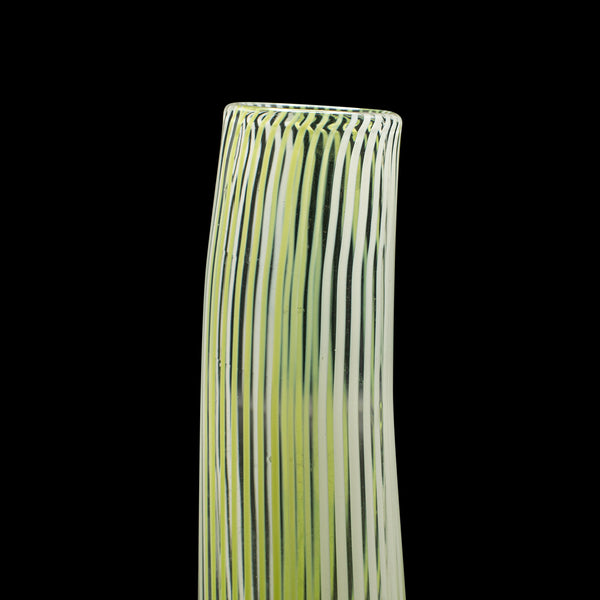 Vintage Filigrana Vase, Italian Art Glass, Murano Posy Sleeve, Mid Century, 1950