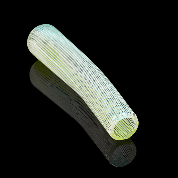 Tall Vintage Filigrana Vase, Italian Art Glass, Murano, Flower Sleeve, C.1950
