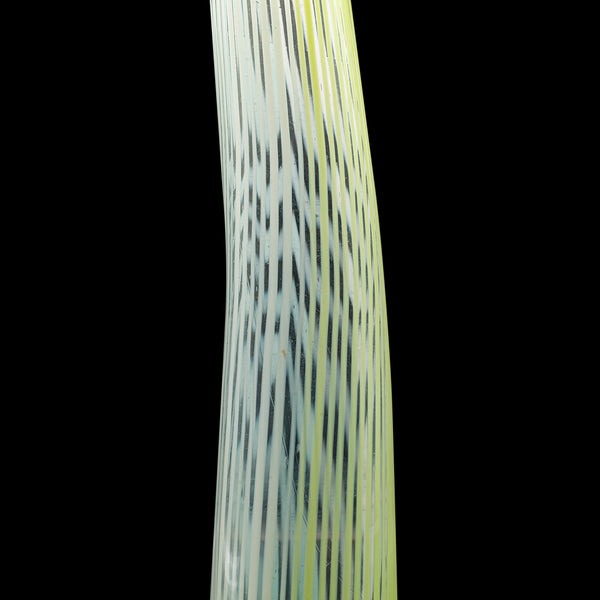 Tall Vintage Filigrana Vase, Italian Art Glass, Murano, Flower Sleeve, C.1950