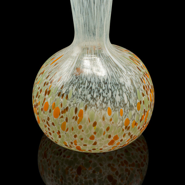 Vintage Display Vase, Continental, Art Glass, Posy Sleeve, Mid Century Modern