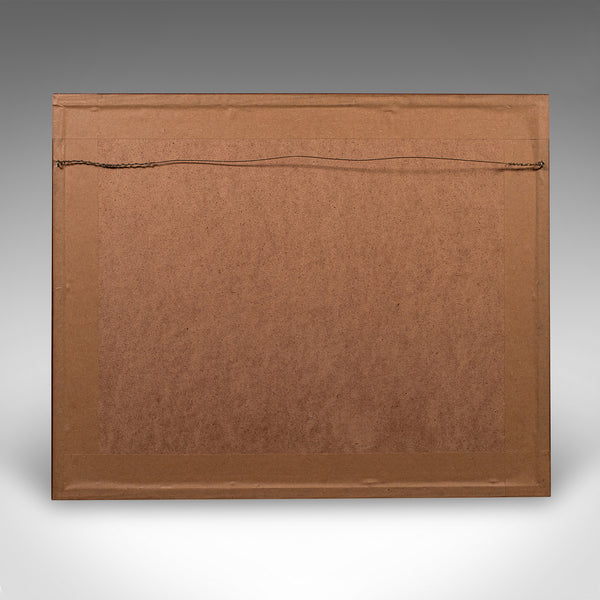 Vintage Middlesex County Map, English, Framed, After Thomas Moule, Cartography