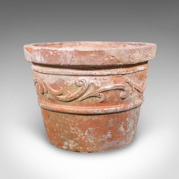 Antique Patio Planter, English, Terracotta Ornamental Tree Jardiniere, Victorian