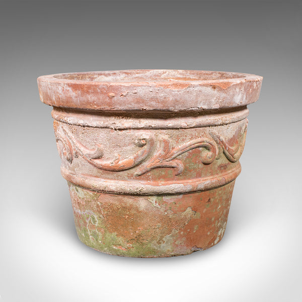 Antique Patio Planter, English, Terracotta Ornamental Tree Jardiniere, Victorian