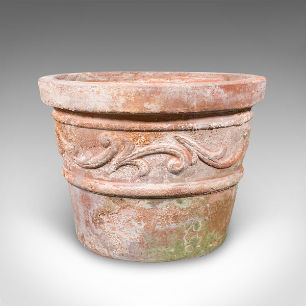 Antique Patio Planter, English, Terracotta Ornamental Tree Jardiniere, Victorian