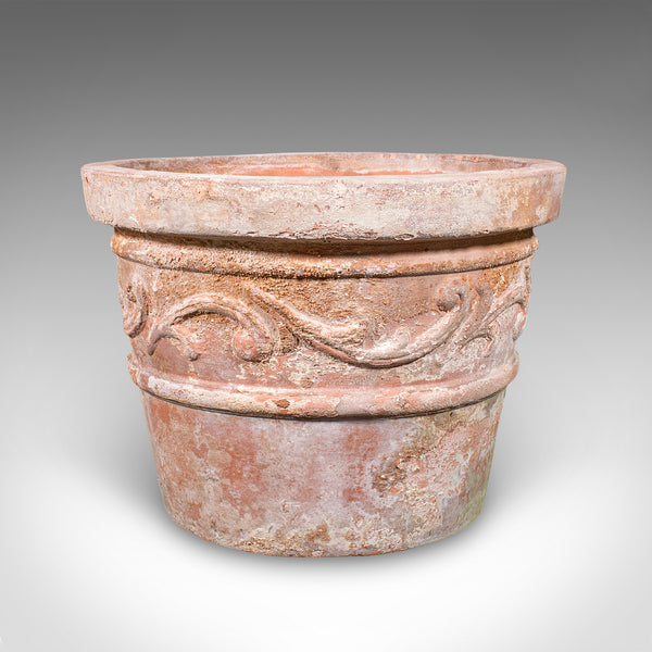 Antique Patio Planter, English, Terracotta Ornamental Tree Jardiniere, Victorian