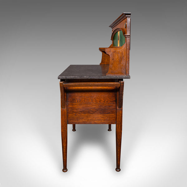 Antique Townhouse Washstand, English, Arts & Crafts, Bathroom Cabinet, Victorian