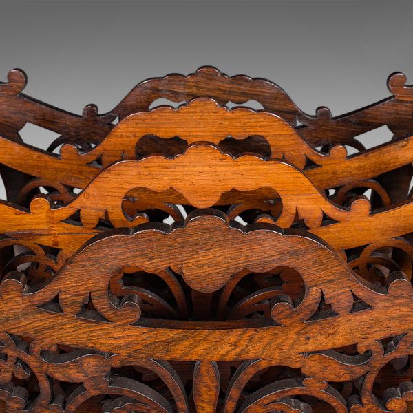 Antique Canterbury, English, Country House, Magazine Rack, William IV, C.1835