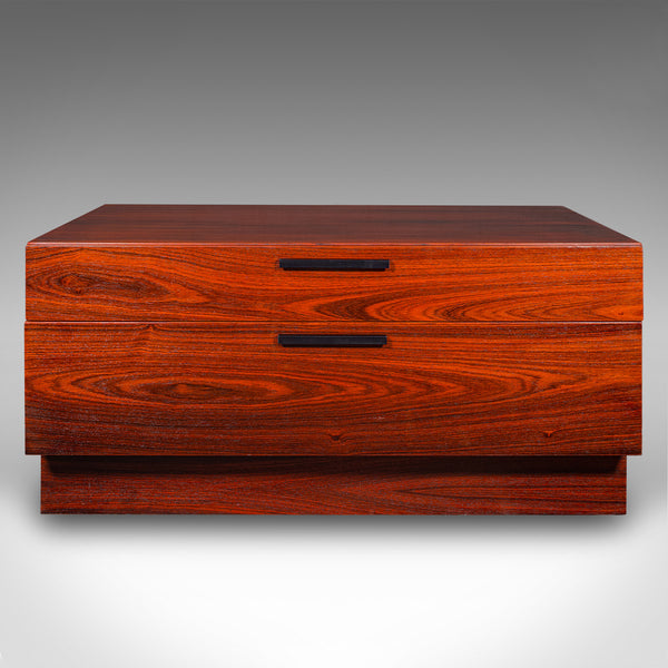 Vintage Turntable Display Stand, Danish, HiFi Cabinet, Kofod Larsen, Mid Century